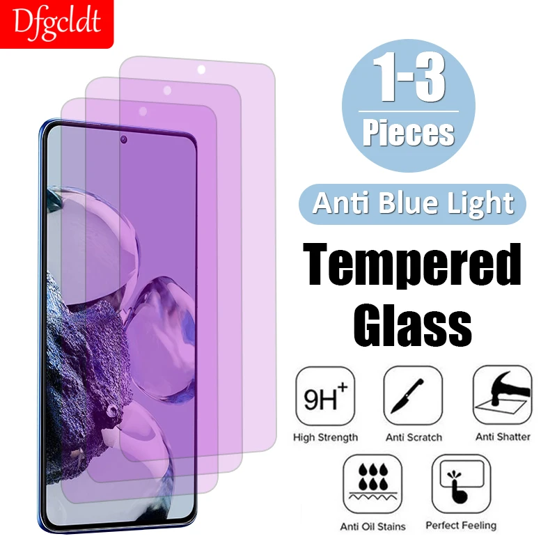 Anti Blue Light Screen Protector For Xiaomi 11T 10T 9T Pro Mi 12 11 Lite Tempered Glass Xiaomi Poco M5S F4 F3 9C 10A 10C Glass