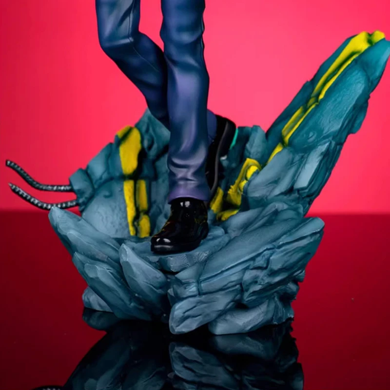 28cm Anime Cartoon Jujutsu Kaisen Gojo Satoru Toy Hand-made PVC Model Statue Collection Action Figure Gift Desktop Ornament