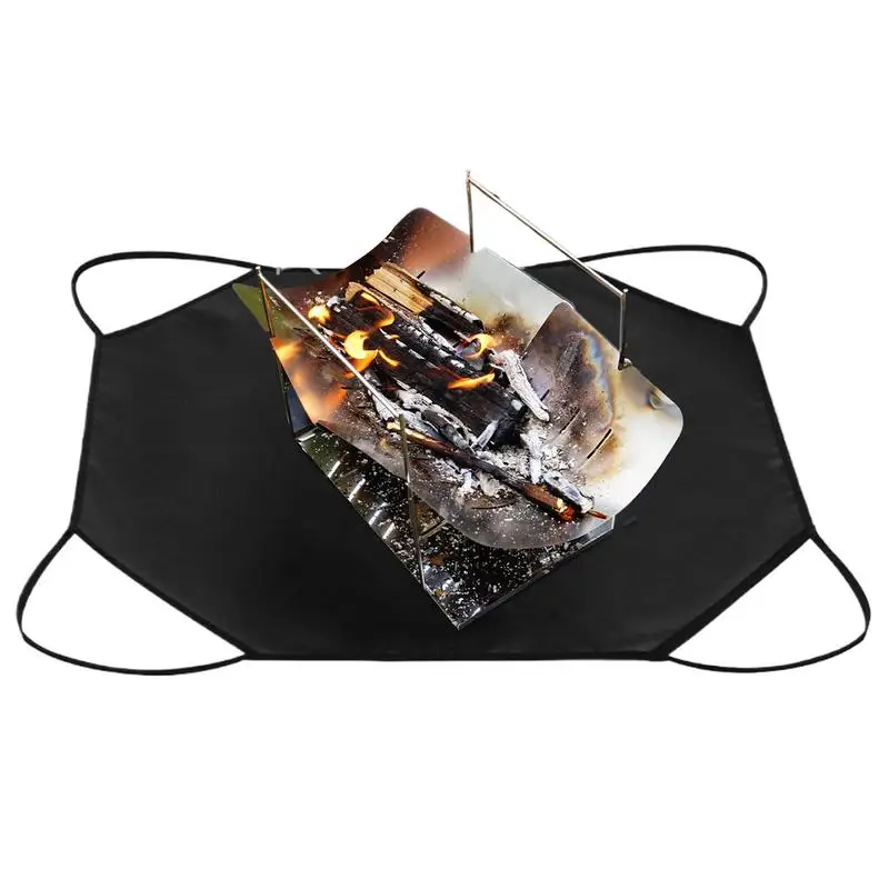 Огнестойкий коврик, портативный безопасный огнестойкий кухонный огнестойкий коврик, термостойкие подушечки для гриля для сантехники, кулинарии, приготовления пищи на открытом воздухе