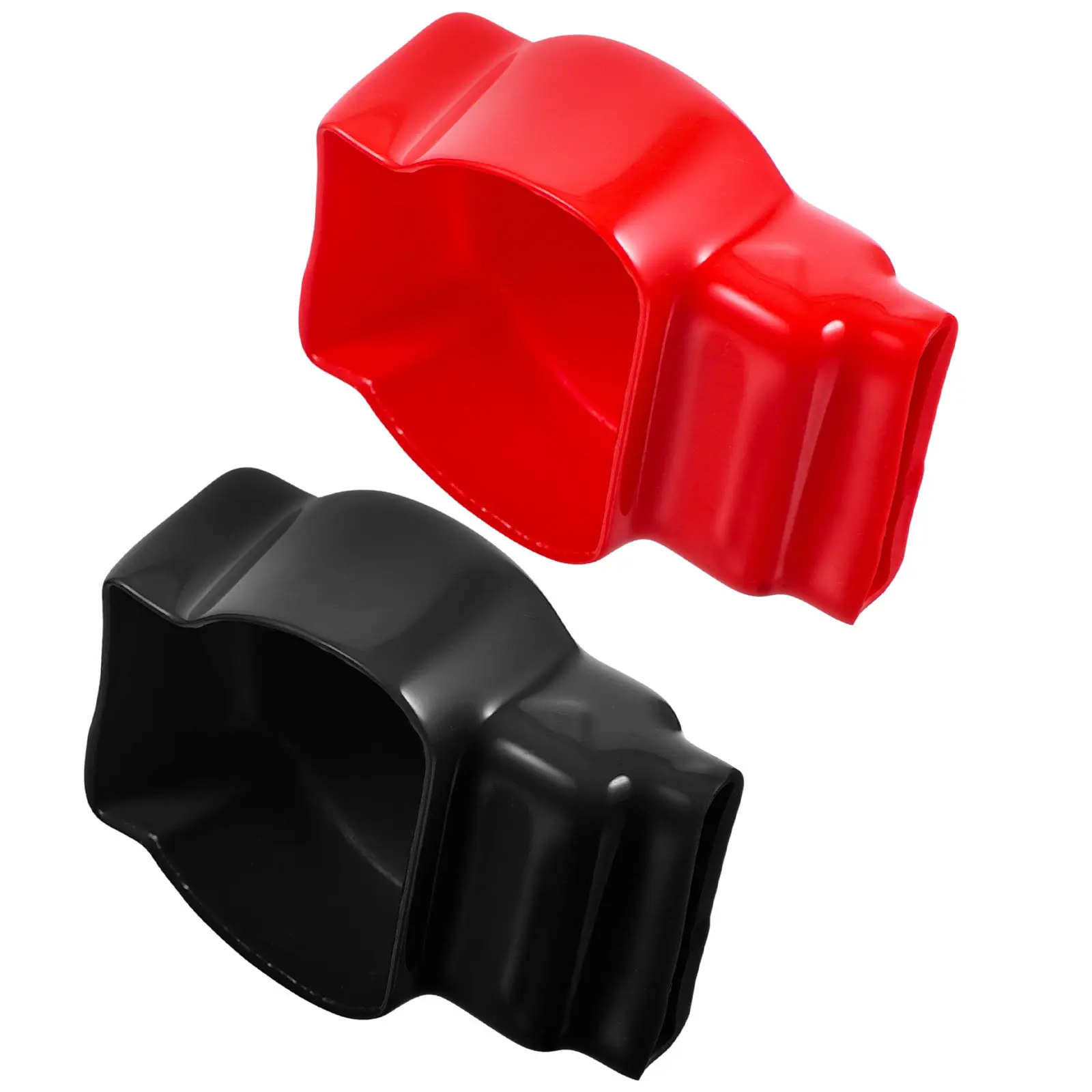 

2Pcs Terminal Protector Insulation Cap High-Durability PVC Protective Cover for Automotive Rv Marine Electrical Systems