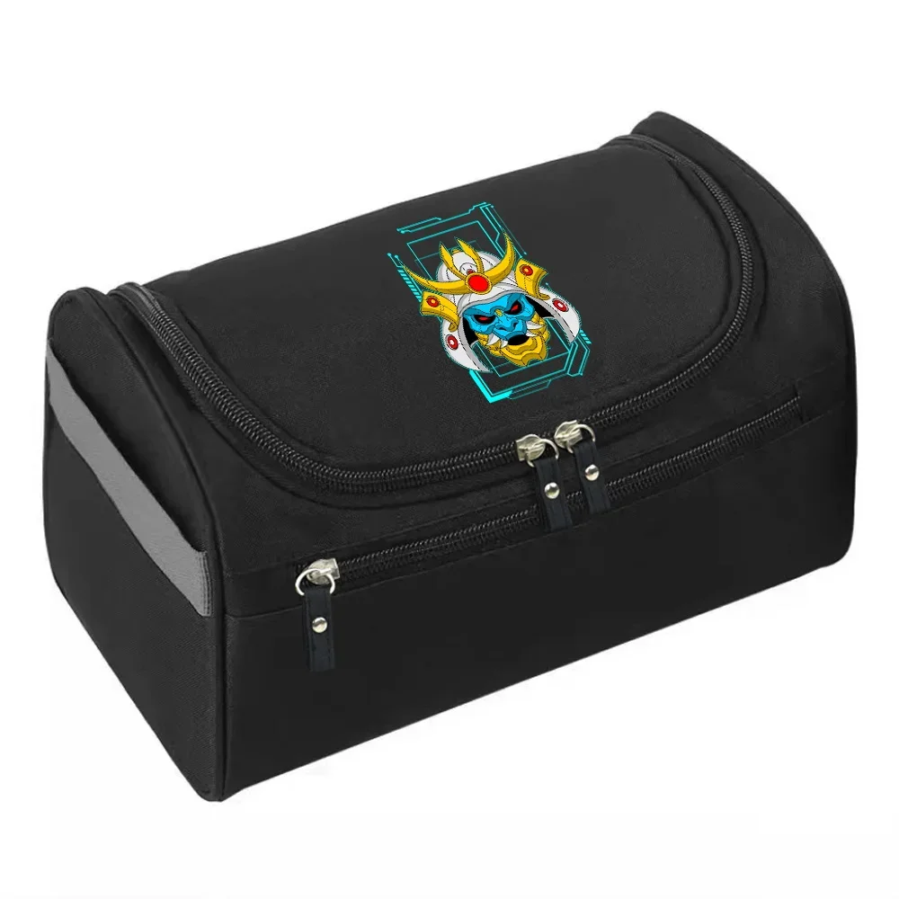 Men Makeup Bag Functional Hanging Travel Toiletries Organizer Storage Pouch Make Up Case Monster Pattern Beauty Cosmetic Bag