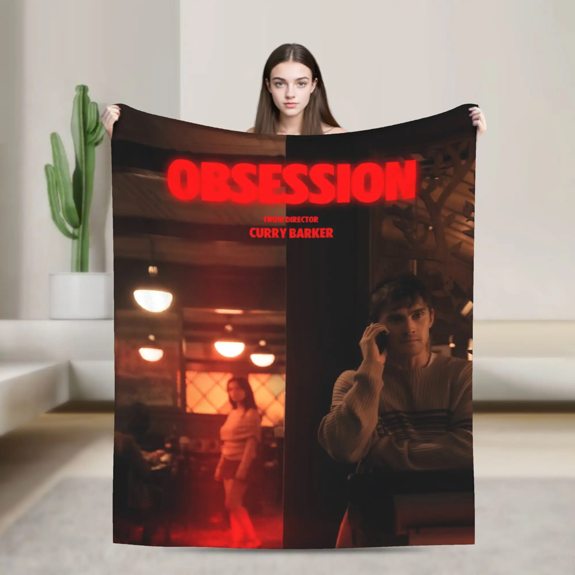 Super Soft Obsession 2026 Horror Movie Blanket Premium Flannel Fleece Lightweight  Bed Blanket Cozy Warm Blankets All Season Use
