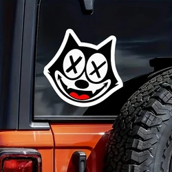 Evil Felix The Cat - Waterproof Vinyl Decal Sticker For Cars, Laptops, Windows & Bumpers