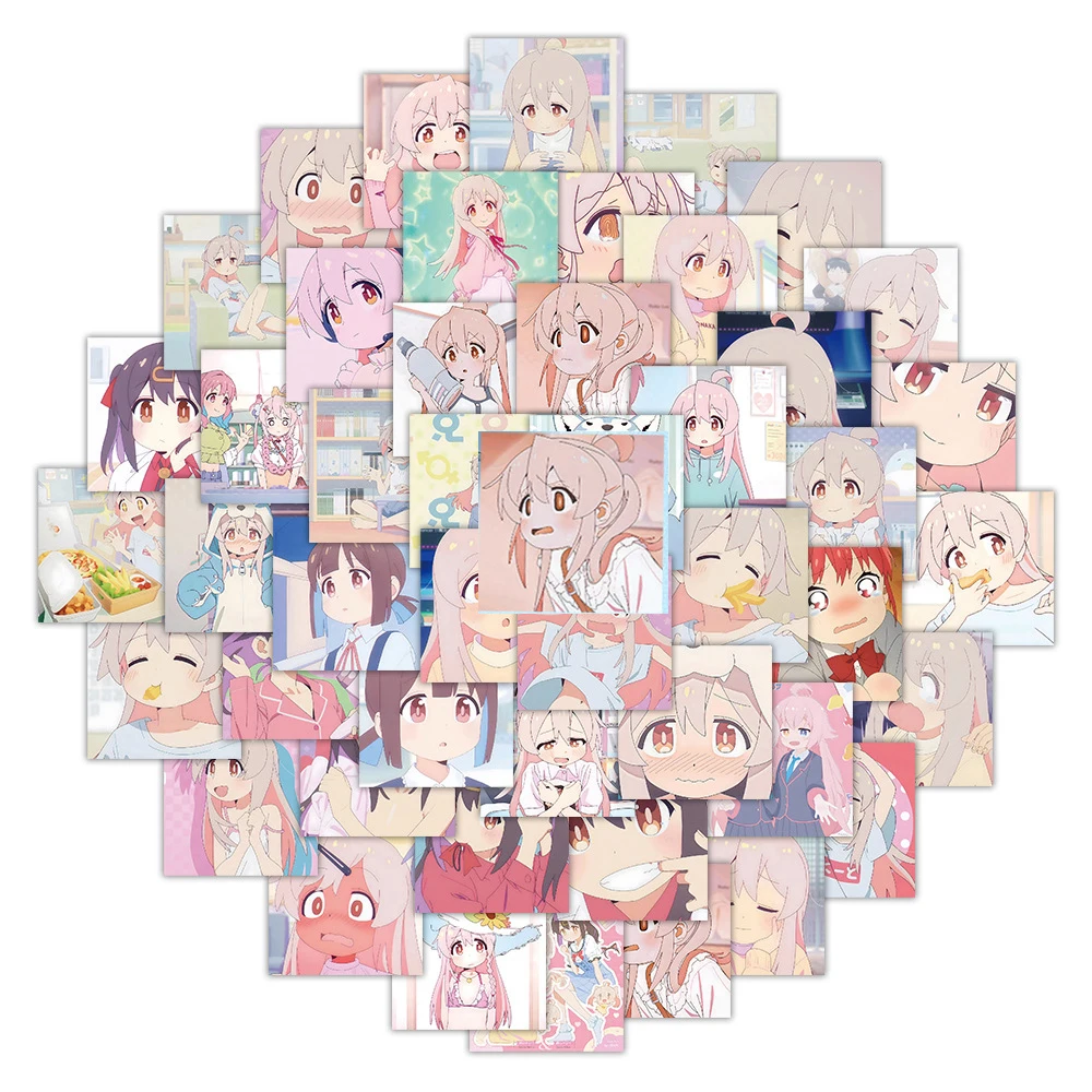 10/30/60pcs Kawaii Mashiro Onimai Anime Stickers Mihari Kaede Cartoon Sticker Decal Laptop Luggage Phone Scrapbooking Decoration