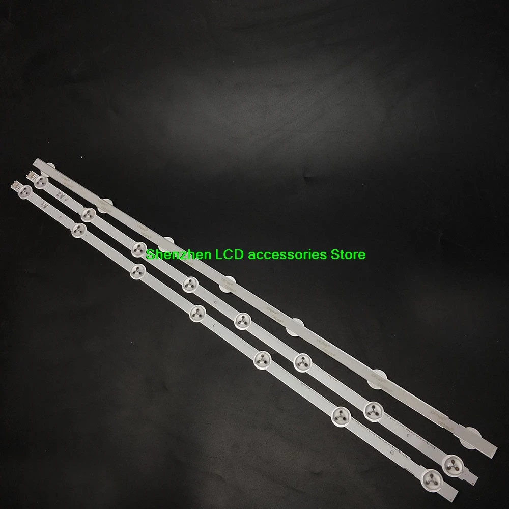 الأصلي 3 قطعة (2 * A1 * 7LED ، 1 * A2 * 8LED) LED الخلفية بار ل 32 "6916L-1204A 6916L-1205A 6916L-1105A 6916L-1106A 6916L-1295A 1296A
