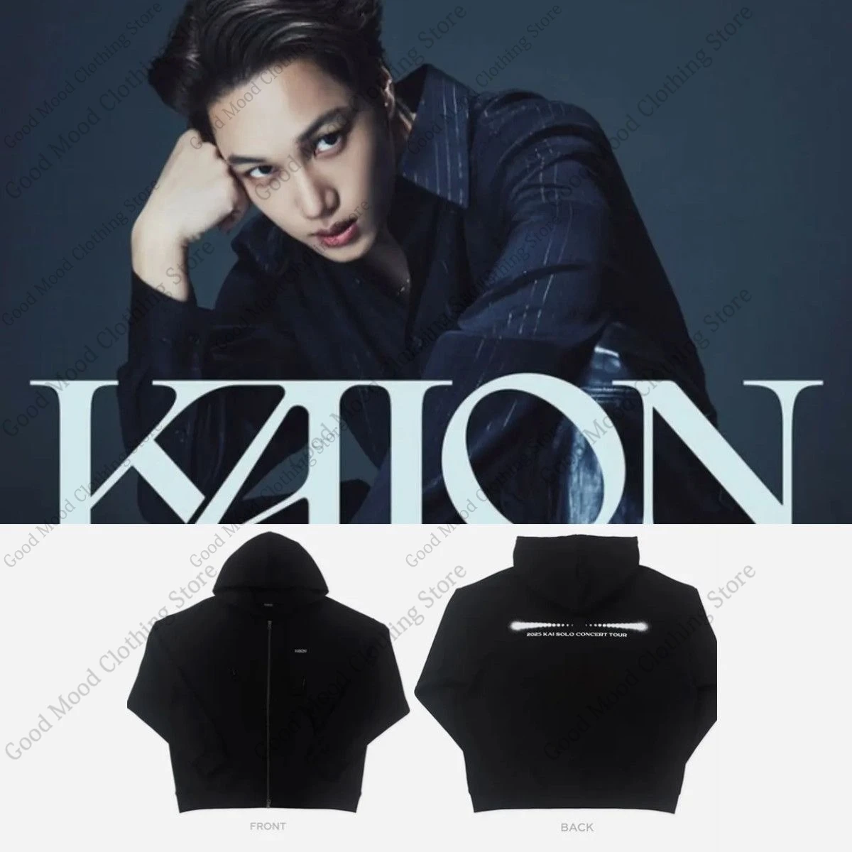 

KAI KAION концертные толстовки модные популярные буквенные принты толстовка на молнии уличный тренд для мужчин и женщин высокое качество толстый теплый свитшот