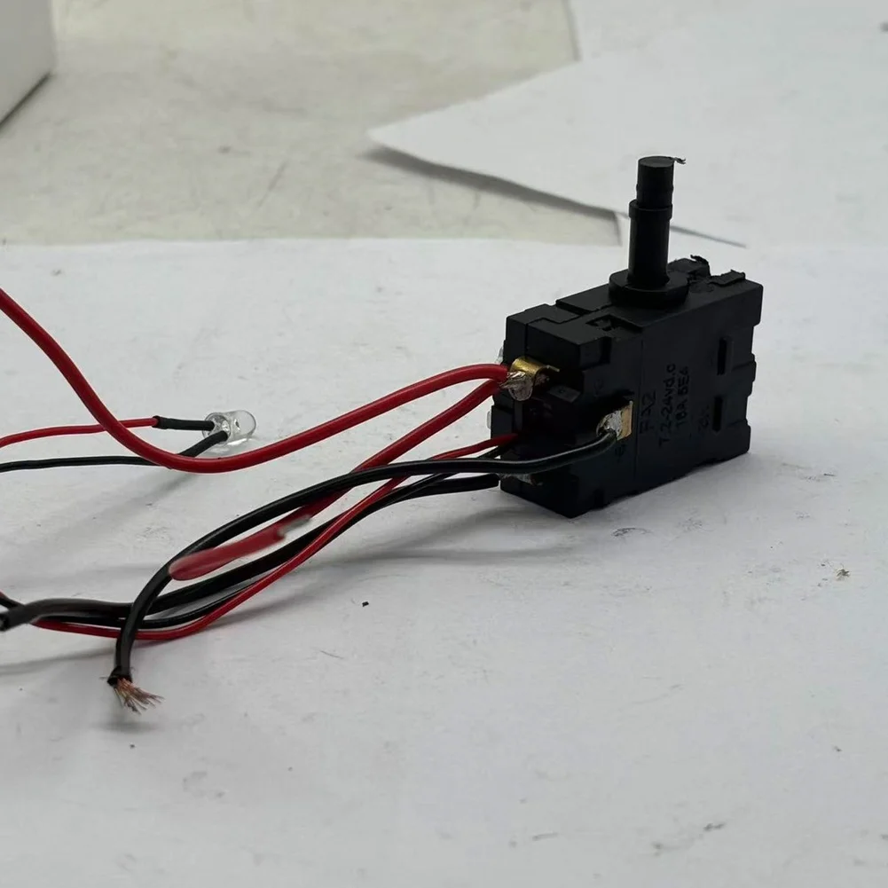 12v 24v Switch Electric Tool Switch Easy Installation Wide Range Compatibility LED Light Ratchet Wrench Switch