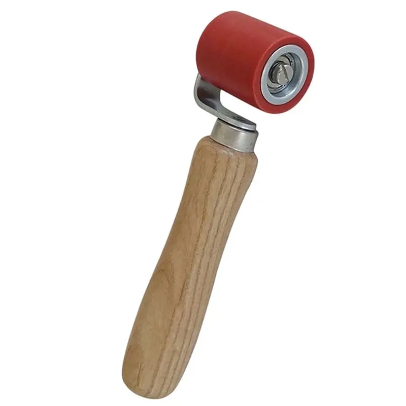 AB42-Silicone Pressure Roller Wooden Handle Roller Roller