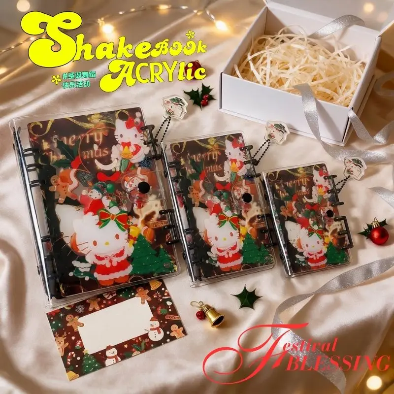 Christmas Heiiokitty Acrylic, Shake Notebook, Salsa, Fashion, Creativity, Notepad, Collections, Daily Use, and Birthday Gifts