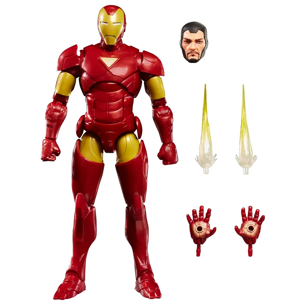 In-Stock NEW Hasbro Marvel Legends Series Iron Man (Extremis) & Mandarin 2-Pack-Set 15cm Anime Action Figure Model Ornament Toys