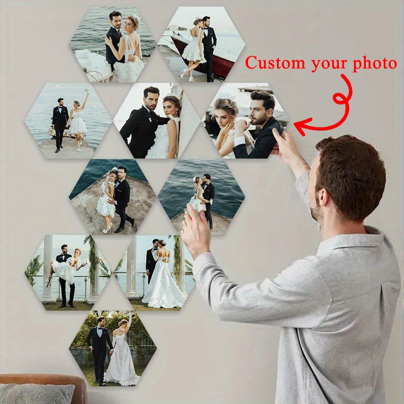 

5pcs Customized PVC Photo Board Personalized Wall Decoration Holiday Gift Birthday Gift Wedding Photo Display Wall