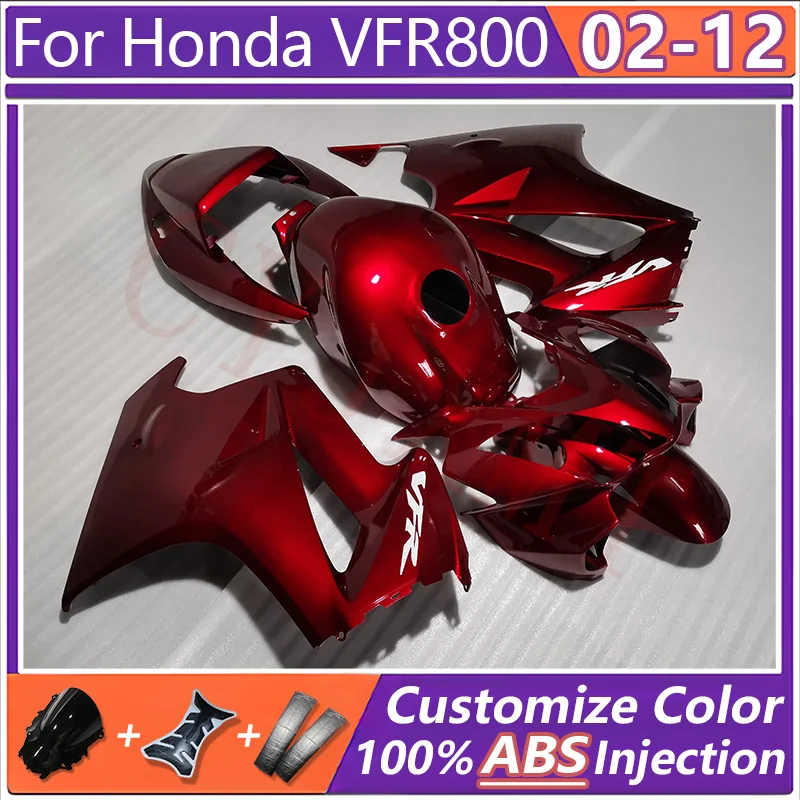 

Motorcycles Fairings for Honda VFR 800 2002 2003 2004 2005-2012 ABS Injection Fairing Kit VFR800 02-12 Bodywork Backseat Housing