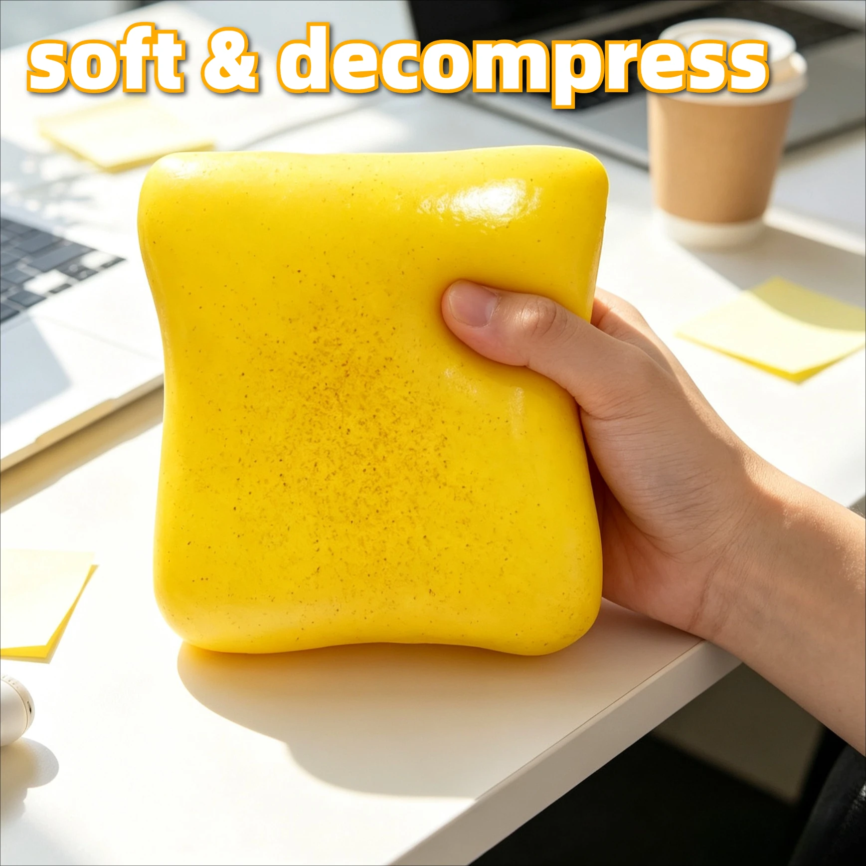 Slow Rising Soft Toast Squishy Realistic Bread Squeeze Fidget Toy Stress Relief Decompression Toy For Kids Pocket Party Gift