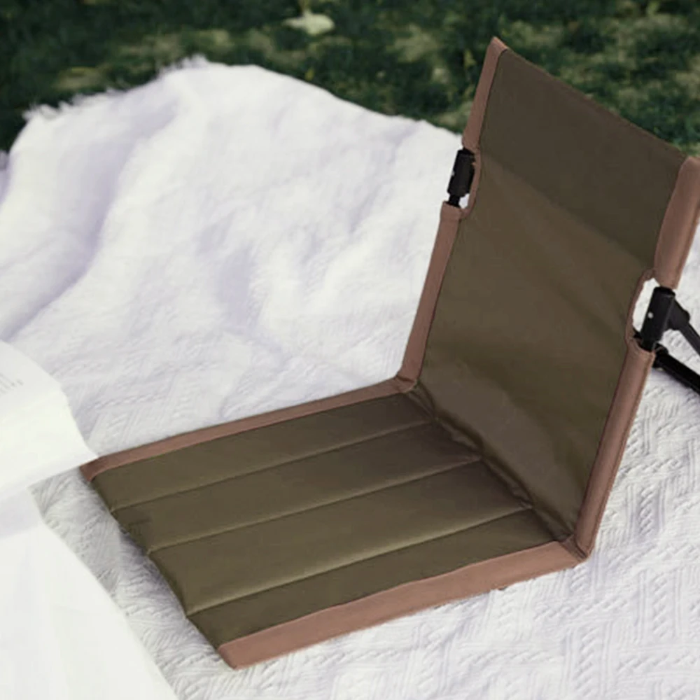 

Складное кресло для кемпинга, сада, парка, пляжа, с откидной спинкой и подушкой, для пикника