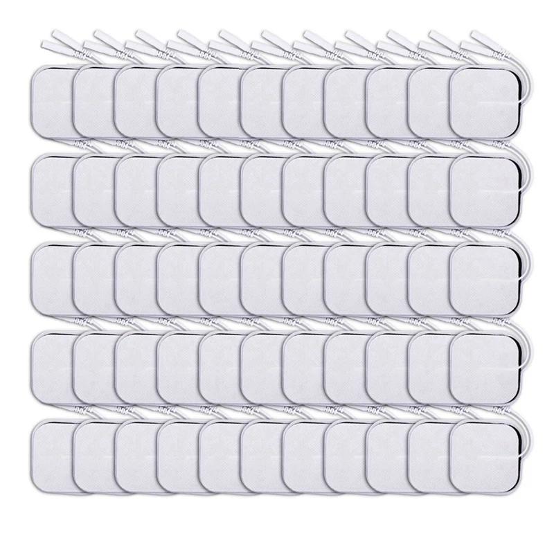 

EMS Muscle Stimulator Electrodes Pad White Massage Patch For Tens Unit Electrostimulator Professional Electric Body Massager