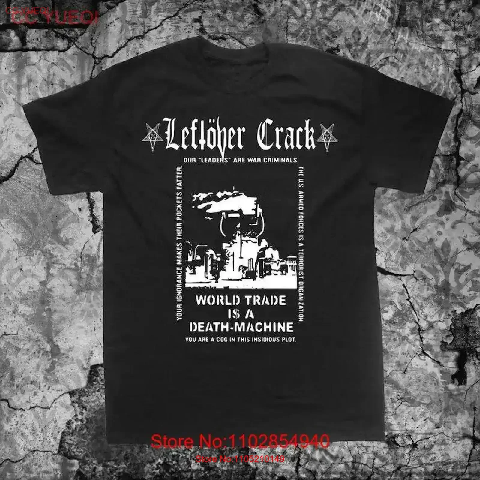 Leftover Crack T Shirt Star Band Black Gifl For Fan Size S 4XL EG638 jfif vintage Washed Comfortable Soft Unisex Slightly