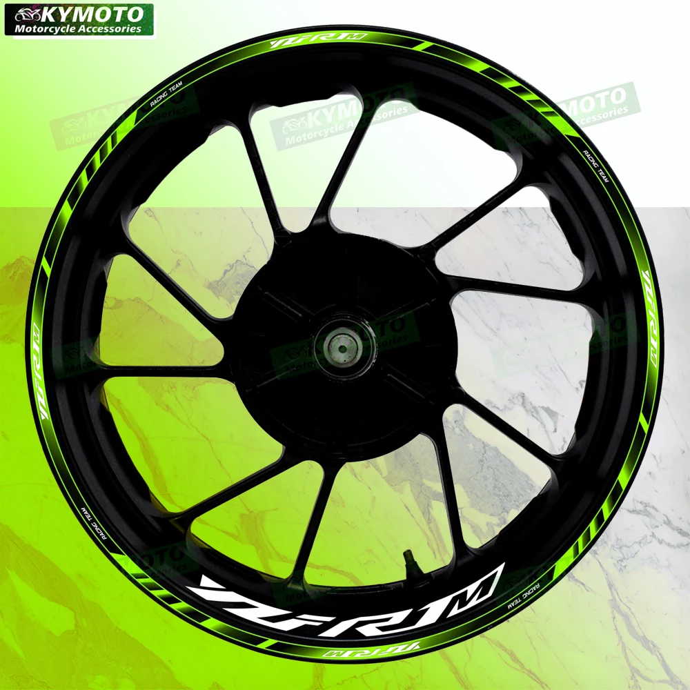 

For YZF R1M R1 M motorcycle accessories 17 inch front and rear wheel decals fairing hub modified reflective sticker decoration