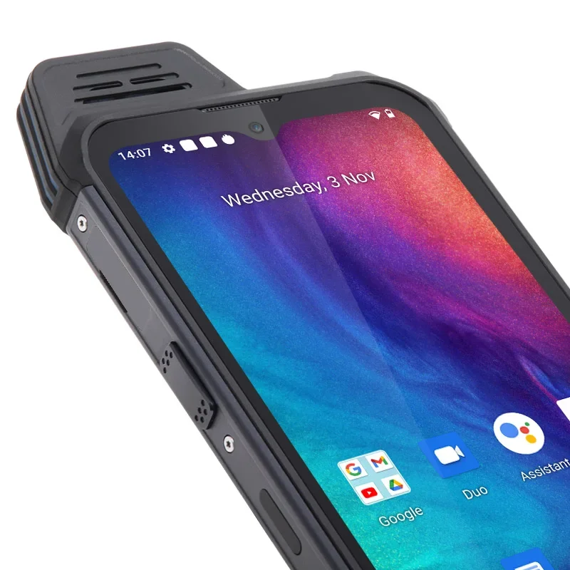 2023 wytrzymała telefon z systemem Android PoC Walkie Talkie Zello Radio PTT przycisk 4G LTE sieć GSM IP68 wodoodporna SOS 6.3 cala 100KM GPS