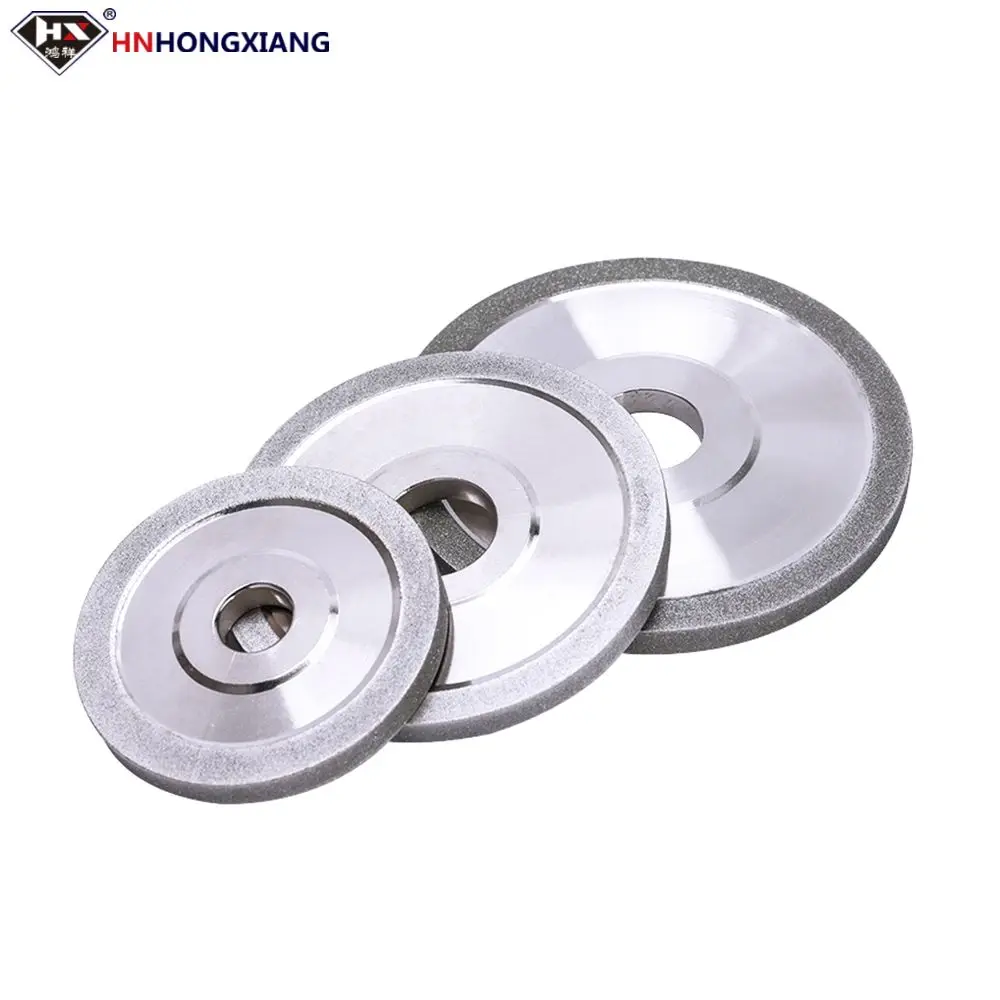 

4 inch Flat Shaped 1A1 Electroplated Diamond Grinding Wheel For Tungsten Carbide