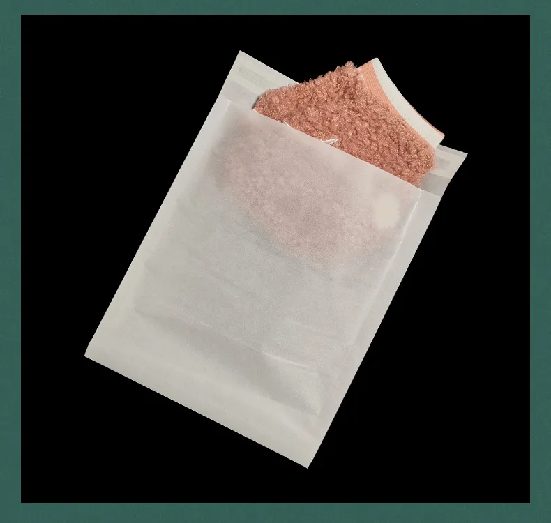 LPZHI, 50 Stück Pergaminpapier-Klebebeutel für Süßigkeiten, anpassbare umweltfreundliche Verpackung, Lebensmittelgeschenke, Stoff, Kekse, Juwel – Detail 7