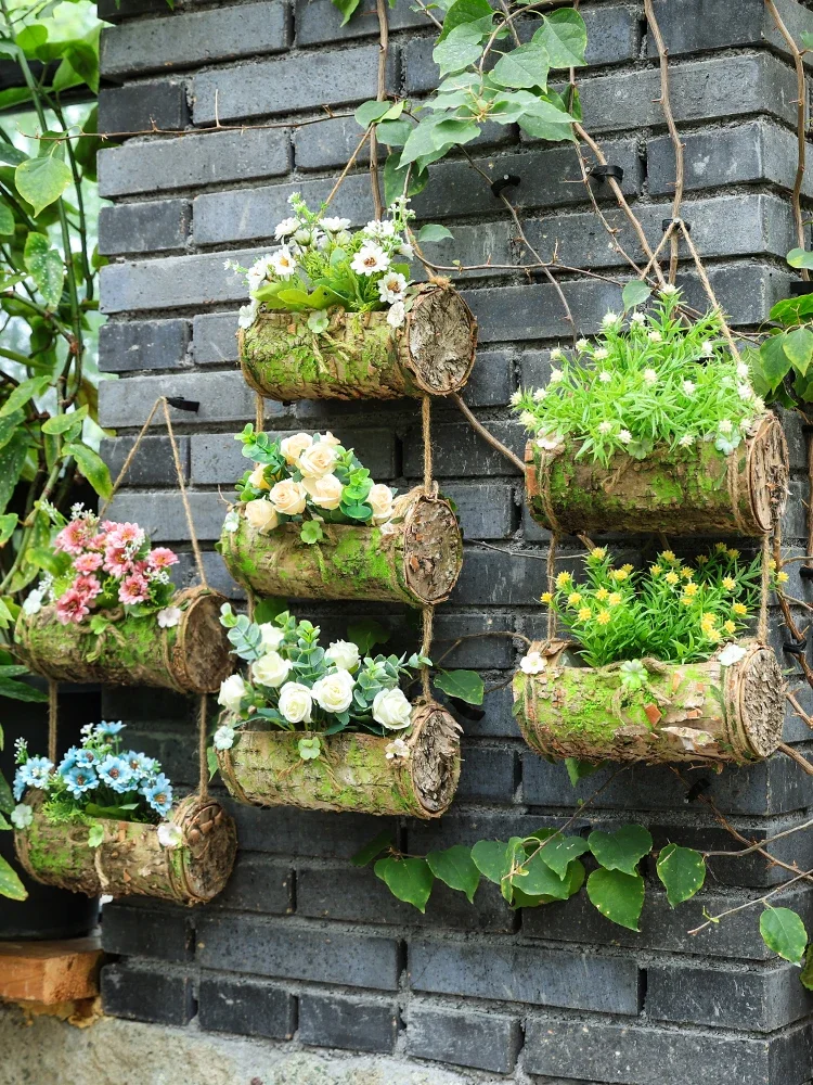 

Mori wall decoration flower ware homestay flower art wall decoration pastoral creative micro landscape pendant plant corner