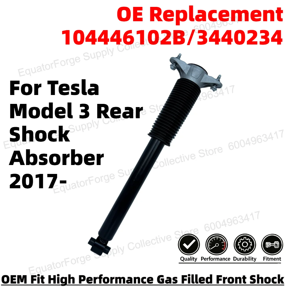 

Comfortable Direct Fit High Stability Premium Durable Rear Shock Absorber for Tesla Model 3 OE Number 104446102B/3440234