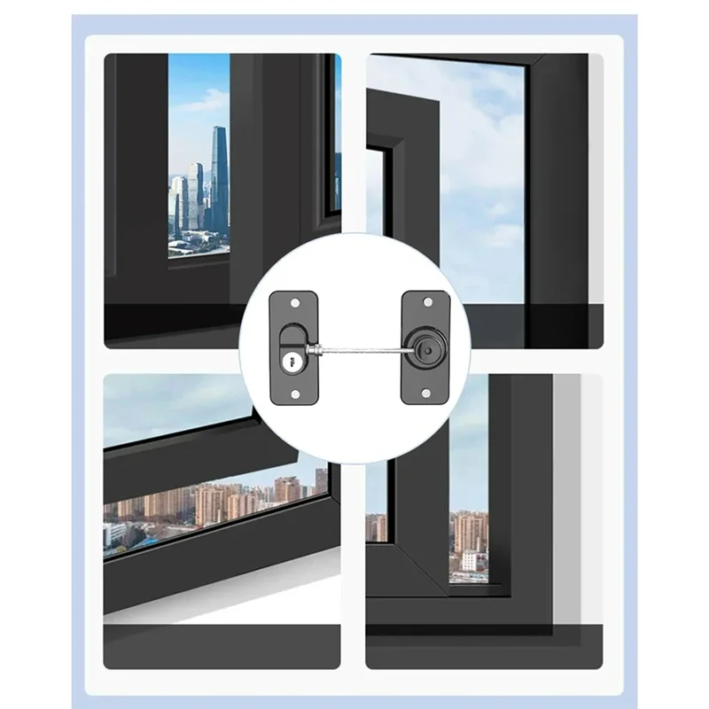 SEWS-Home Child Safety Locks Rotatable Cabinet Locks Children Security Protection Locks
