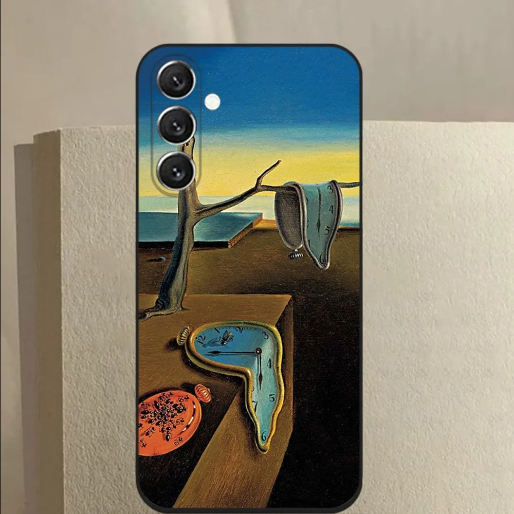 S-Salvador D-Dali Painting   Phone Case For Samsung Galaxy A13,A21s,A22,A31,A32,A52,A53,A71,A80,A91 Soft Black Cover