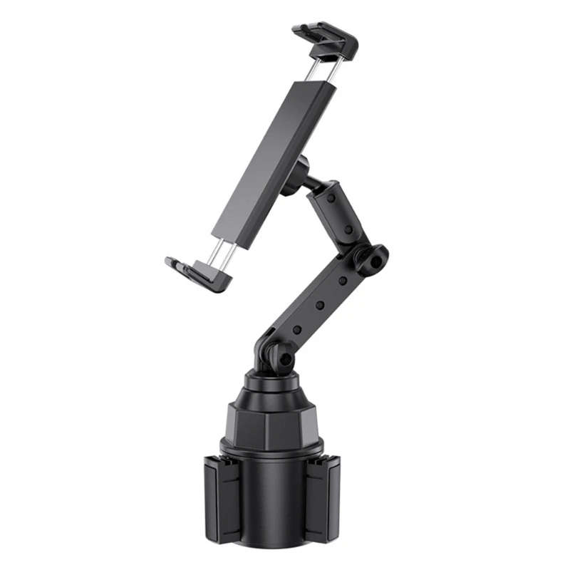 

ABS Metal Quick Release Car Cup Holder Mount For Multiple Viewing Angles