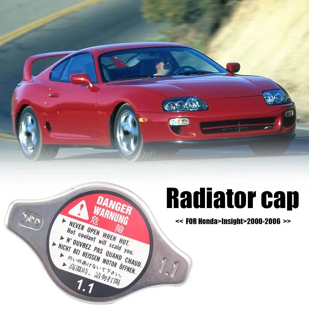 Cooling Radiator Cap Replacement 19045-PAA-A01 Water Tank Silver Cover Radiator Cap for Honda Accord Civic Odyssey Pilot Prelude
