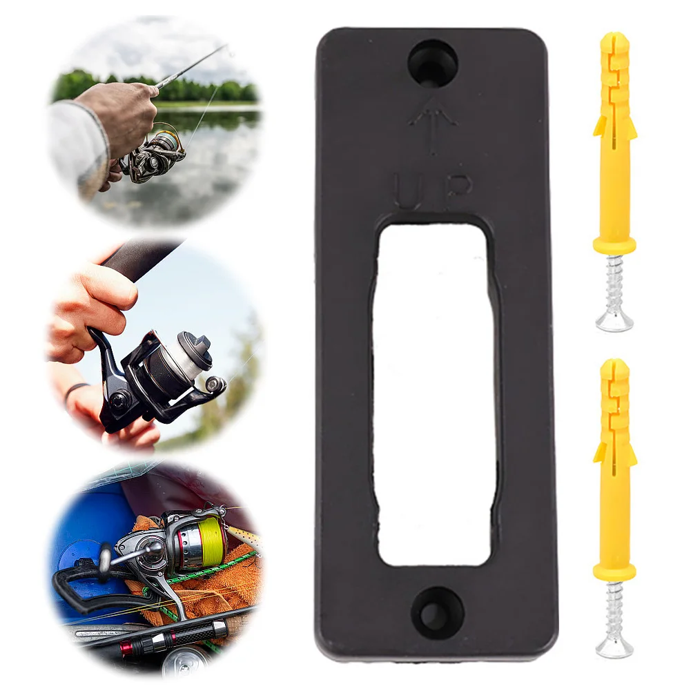

Fishing Reel Holder Storage Rack Wall Mounted Reel Display Stand Spinning Reel Organizers Holder for Home Garage Shop