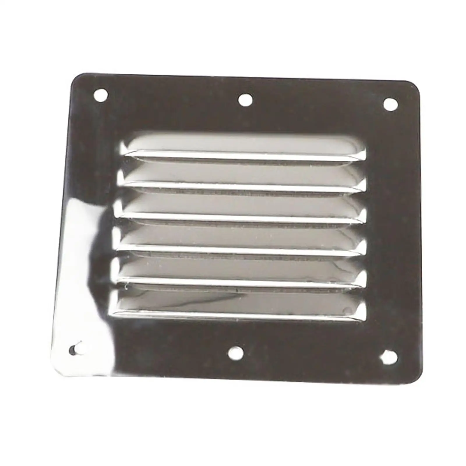 Louvered Vent, Replacement Part Rectangular 316 Stainless Steel Air Vent Grill