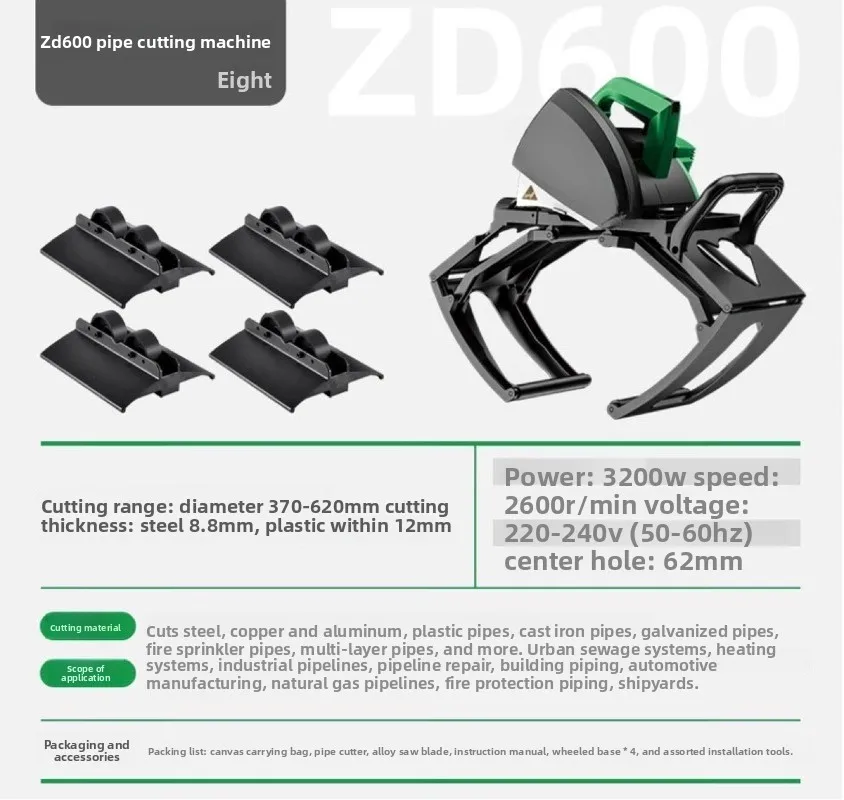 Eisen kleine Rohrschneidemaschine Schneidemaschine Handheld Rohr Edelstahl