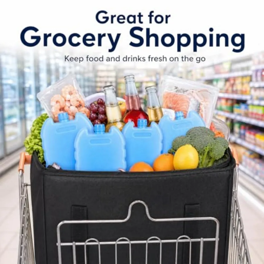 Ice Packs for Lunch Boxes, Lunch Cooler Bag, Reusable Lunch Box Ice Pack for Cooler, Lunchbox Accessories, Lunch Bag Freezer Lo view 6
