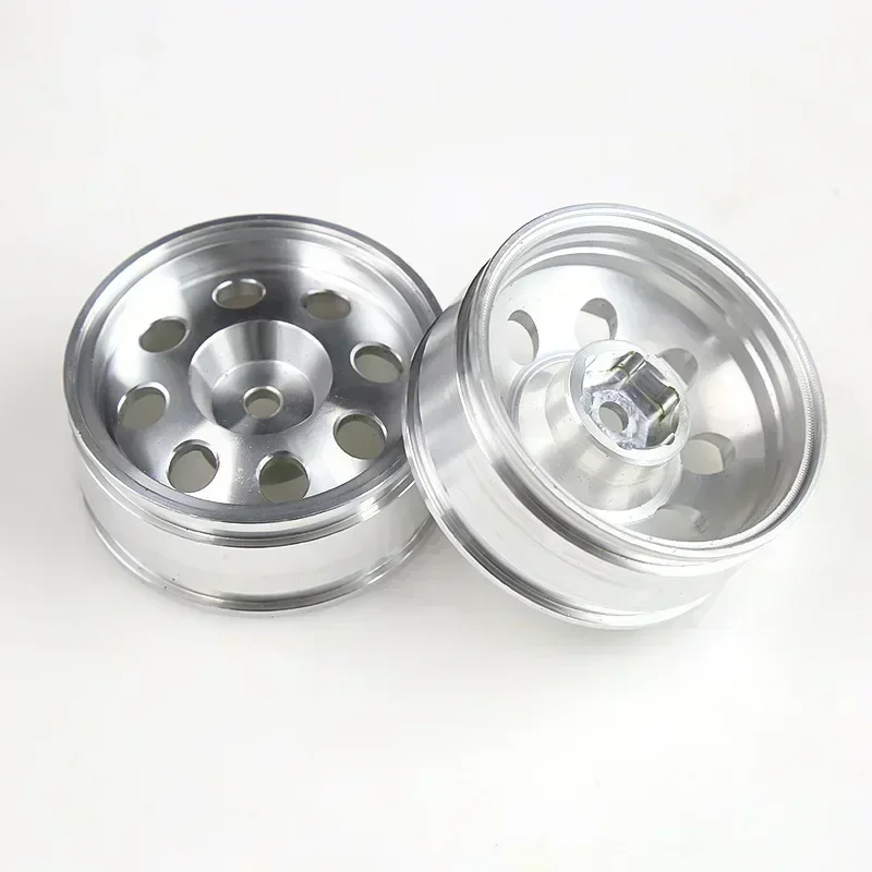 

RC Car Front and Rear Wheel Rims Tractor Trailer Wheel Hubs for 1/14 Tamiya Tractor Truck Climbing Trailer Cargo Car