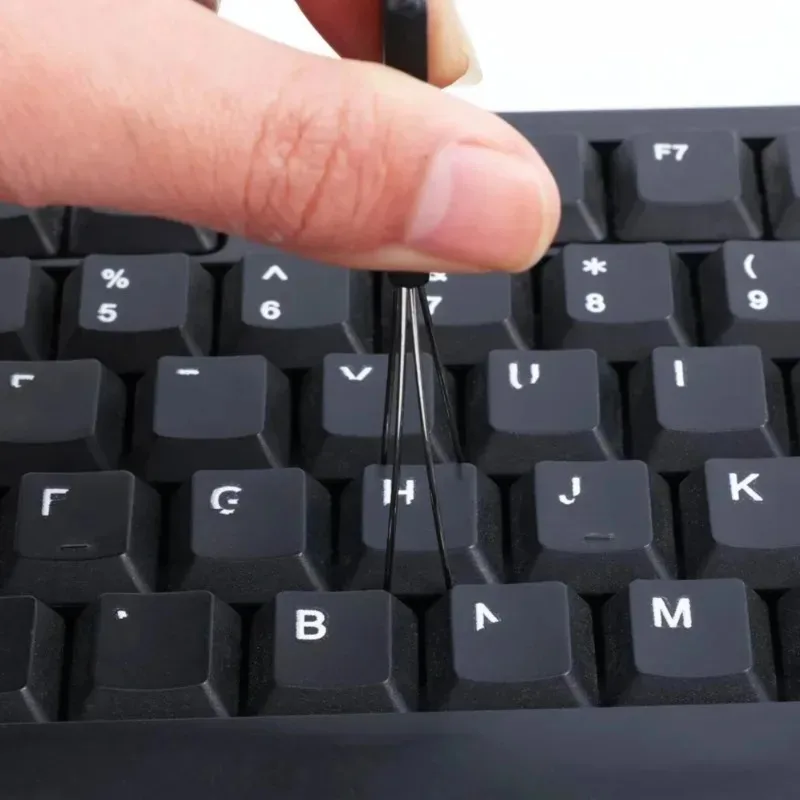 4-1Pcs Keyboard Puller Set Stainless Steel Keycap Remover Kit Keyboards Cleaning Brush Cleaner Tool for Mechanical Keyboard