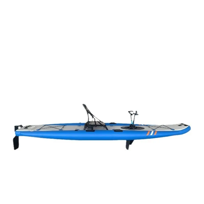 

Inflatable paddle board Pedal pontoon paddle board Leisure fishing Pedal boat Anti-rollover sports water ski board