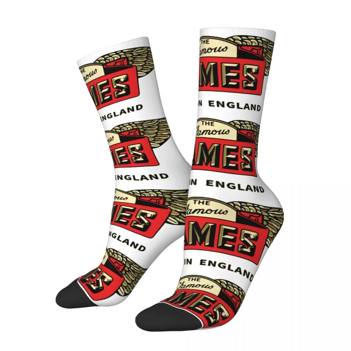 Hip Hop Retro Famous Crazy Men's compression Socks Unisex Addict Motorcycle Cool Harajuku Seamless Printed  Crew Sock