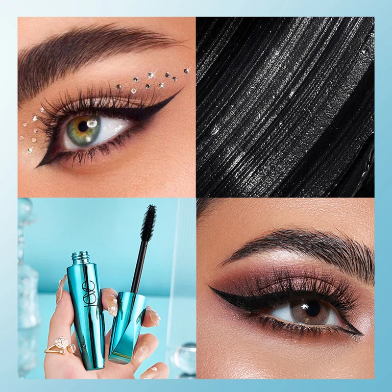 Big Lash Mascara Extreme Black Curl Lengthen 24 Hours Lasting Encrypted Lashes Long Lasting Formula Waterproof Smudge Proof