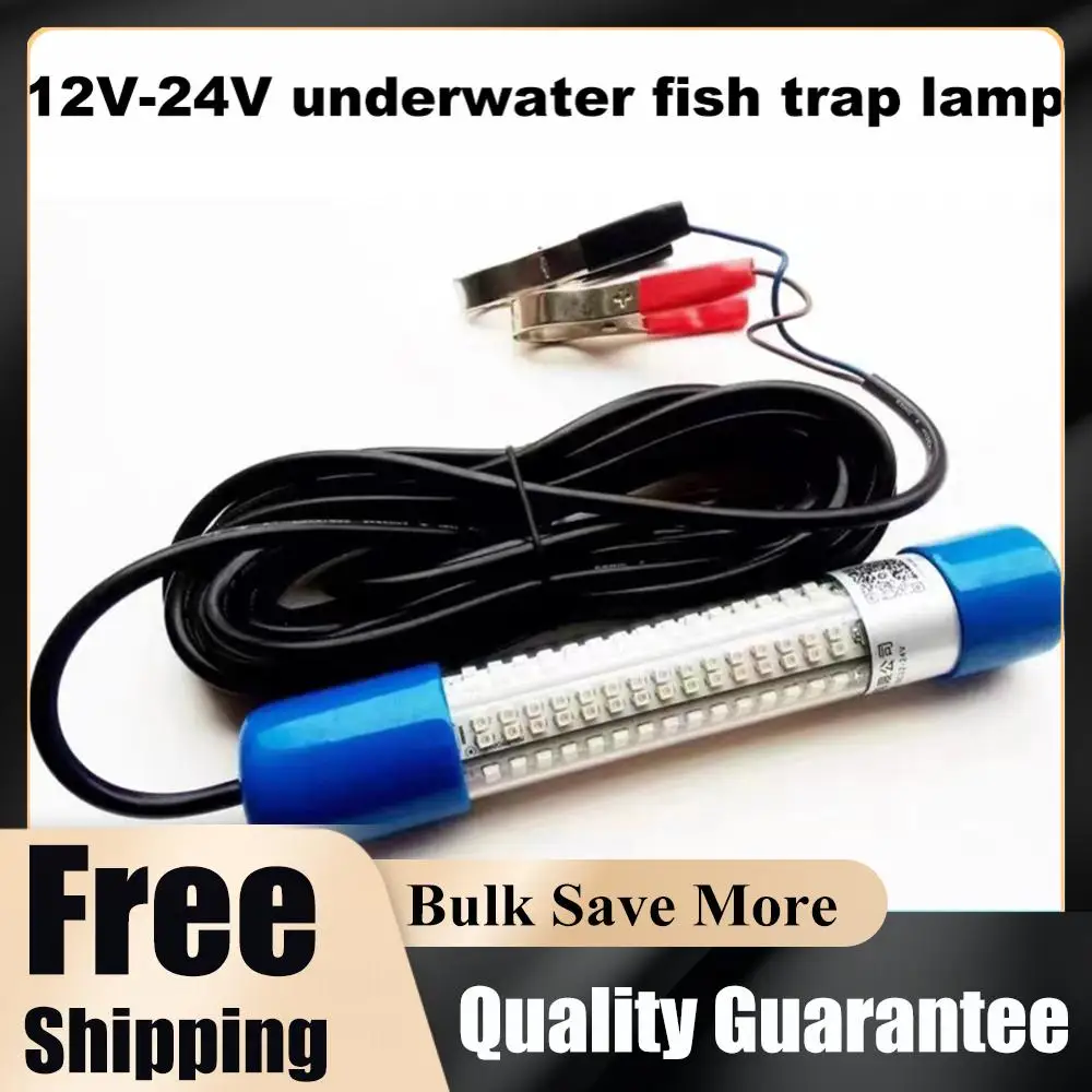 

Светодиодный светильник для рыбалки, 50 Вт, мощная лампа для поиска приманок, 12-24 В, светящийся приманка для рыбы, водонепроницаемый для рыбалки на кальмаров, креветок