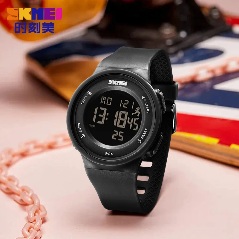 SKMEI Fashion Children LED Digital Watch 5Bar Waterproof Kids Sport Watches For Boys Girls Wristwatch Montre pour enfants Clock