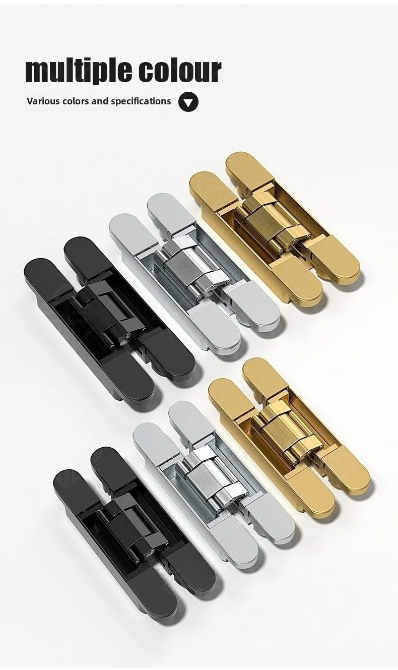 40/80 kg 2 Stück/Set Scharniertürbeschläge für Möbel, verdeckte Holztür, Falttür, verstellbare verdeckte Form, Tragfähigkeit – Detail 4