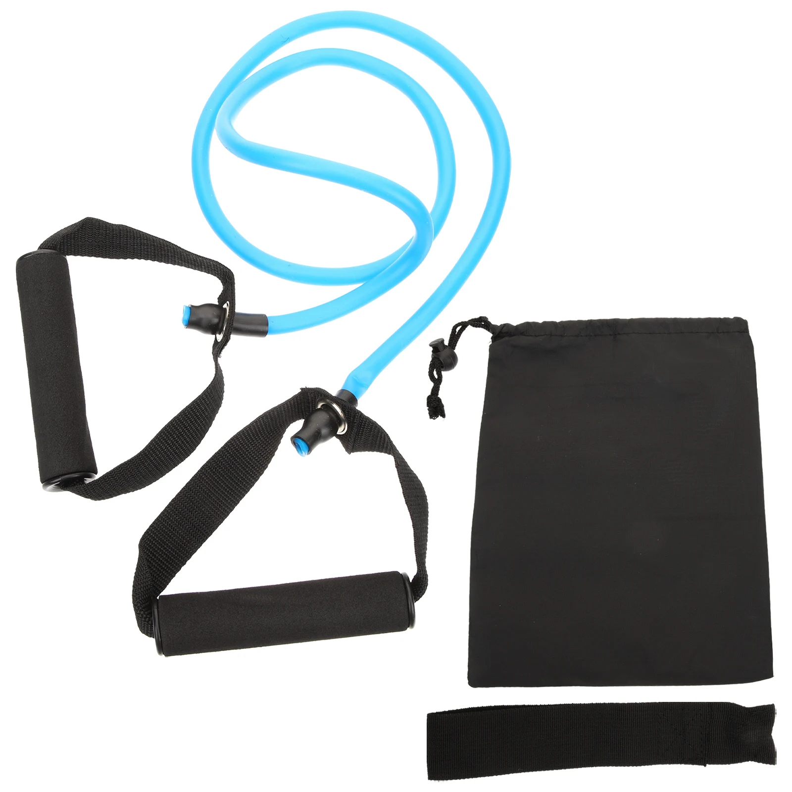 

1 set Portable Fitness Resistance Bands High-grade Shape Arms Back Legs Hips Muscle Training Strength Workout Long Band Portable