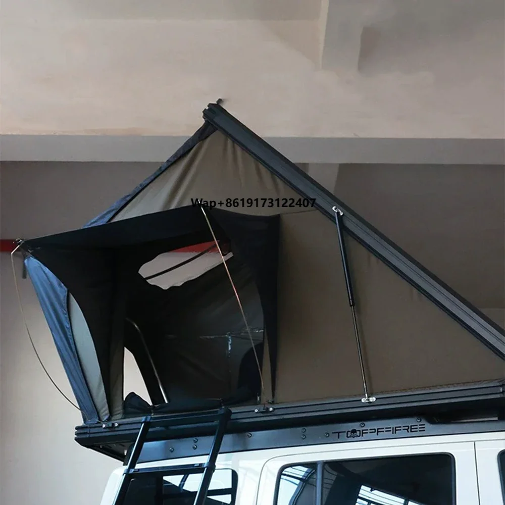 

HOTO Aluminum Alloy Hard Shell Rooftop Tent Large Skylight Car New Design Car Roof Top Tent for Outdoor Camping