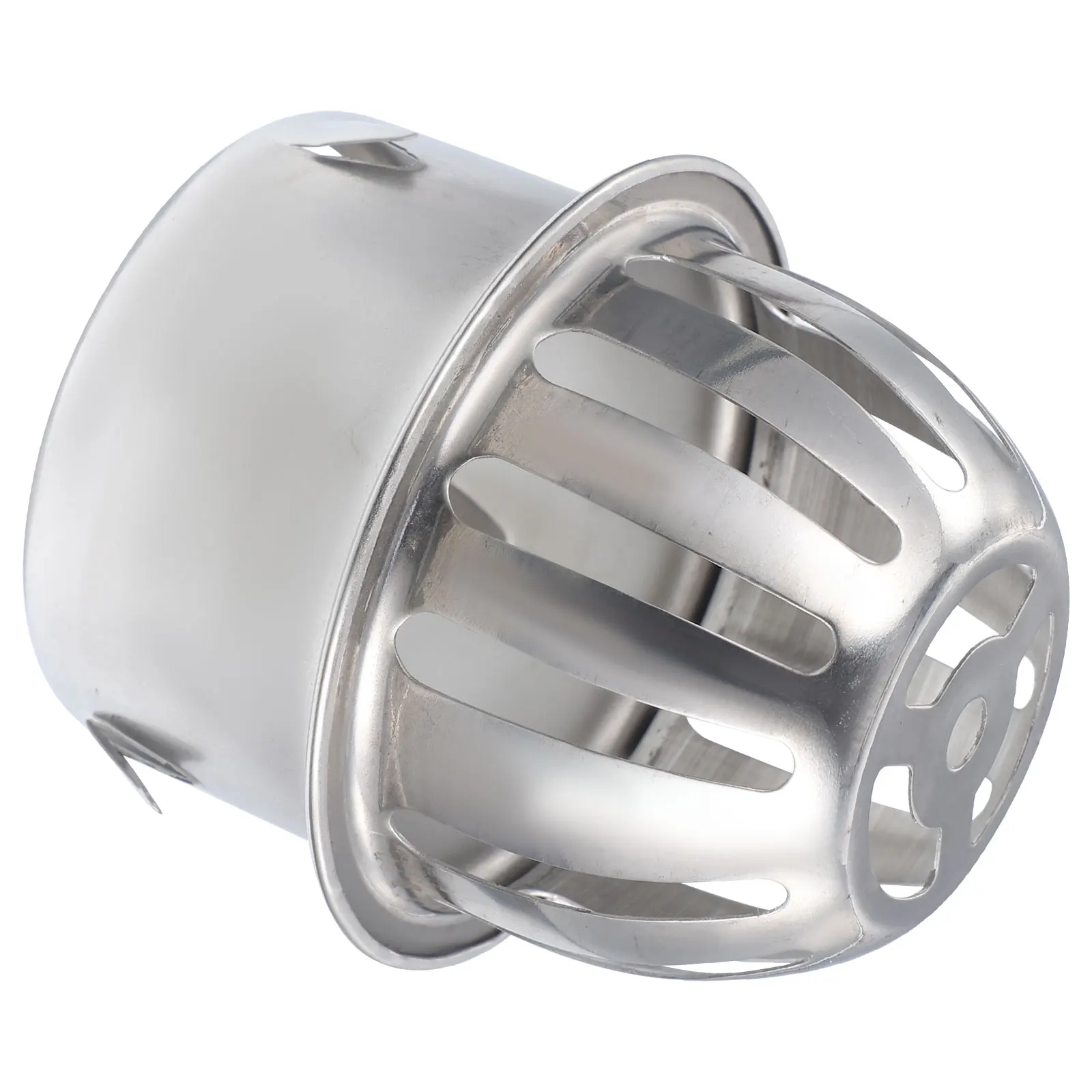 

Stainless Steel Downspout Strainer Gutter Guard Debris Filter Leaf Protection Roof Drain Outdoor Use Durable Practical Easy