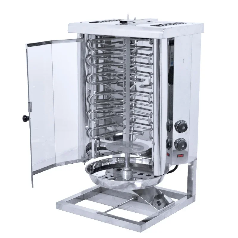 OEM Top selling gas stainless steel turkish bbq grill shawarma toaster maker machine