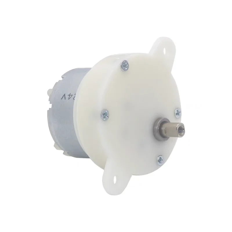 JS40 DC Micro Gear Motor 12-24V Wide Voltage - Silent Planetary Gearbox with Terminal for Smart Home/Industrial Automation