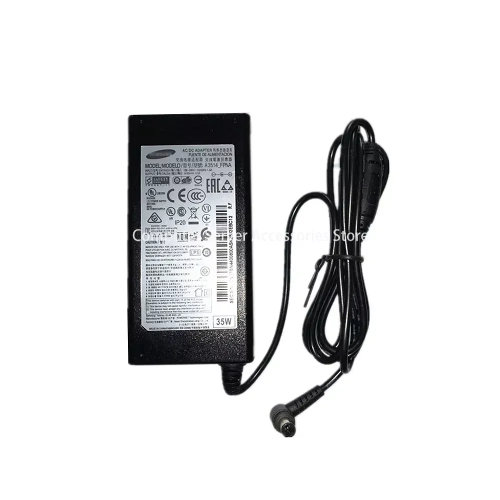 

Original 35W 14V2.5A Power Adapter for LCD Screen S32F35FUC A3514-FPN A3514-FPNA A3514_FPNA Charger AC Adapter Power Supply