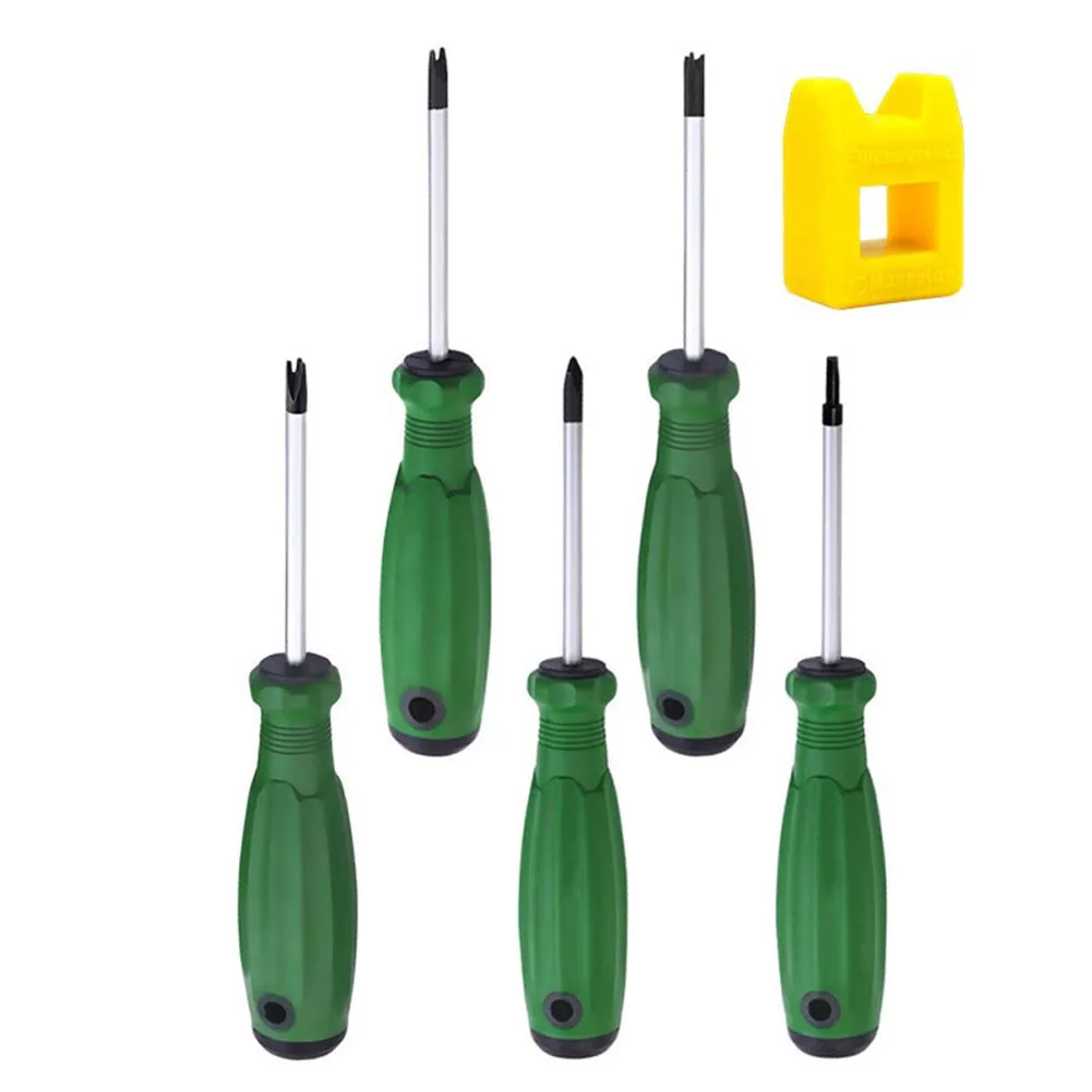 5pcs Triangular Screwdriver U-Type/Y-Type/Internal Cross/New Three-Point Screwdriver Special-Shaped Screwdriver Hand Tools