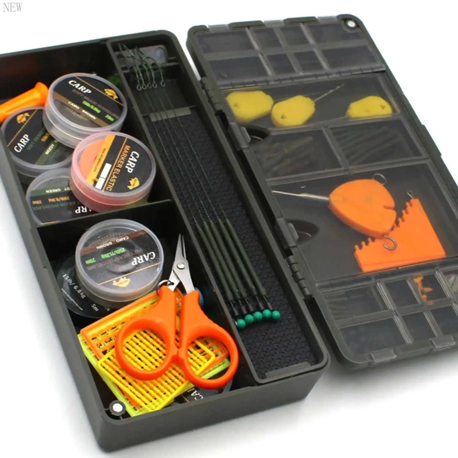 New Carp Fishing Accessories  Box Carp Fishing Line Box Hair Rig Board with Pins  Fishing Hair Rig Wallet Tackle Equipment